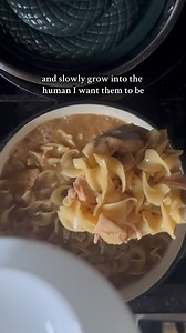 Back to basics: Chicken Soup with egg noodles. I used the broth from the chicken I cooked in my instant pot, I tossed some onion in some oil and some seasonings with the chicken and broth on the stove. ￼ When I thought everything you had enough seasoning, I added some egg noodles and ended up adding some bone broth for the extra protein. I could’ve added vegetables, but honestly, I just wanted something quick. Seasonings I used are: Salt, black pepper, garlic powder, onion powder, dried thyme, d