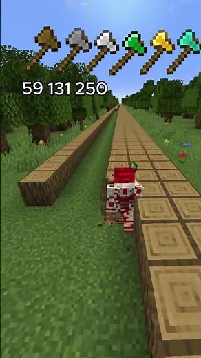 Minecraft:Axe vs Oak