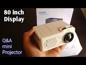 Best Mini Projector RD - 814 Review Q&A |