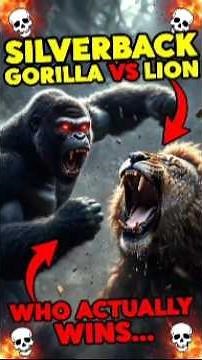 Silverback gorilla vs lion: who actually wins this fight...