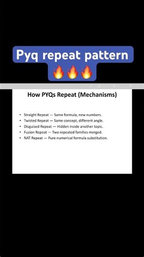 Pyqs repeat pattern #gate2026 #exam #gate #stayconsistent #pyq #stayfocused
