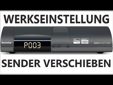 Techni Sat Digipal T2 HD Receiver Programme verschieben/einstellen, Werkseinstellung,software update