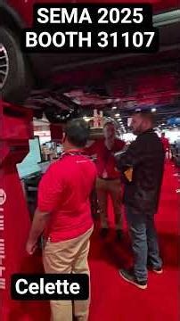 Celette sets up at SEMA for 2025 #automobile #collisionrepair #measuring #sema2025