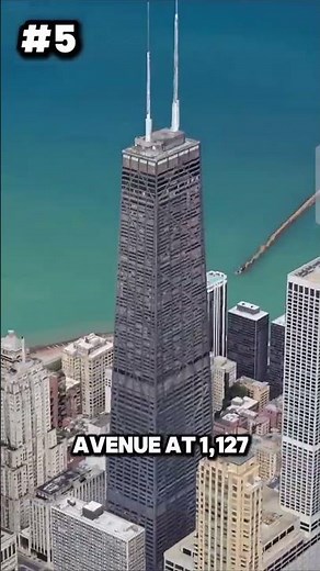 🏙️ Chicago's Top 10 Tallest Skyscrapers REVEALED! (Architecture Tour) #top10 #facts
