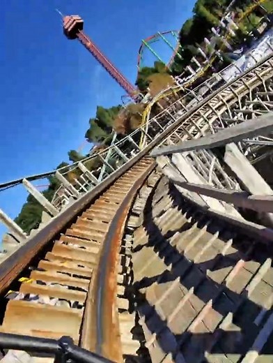Magic Mountain's Most Underrated Coaster Apocalypse The Ride! #pov #thrillseeker