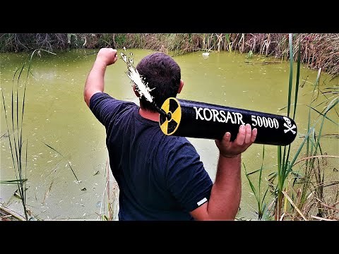 ☢️Corsair 50,000 in a small lake.💦Incredibly powerful explosions. Interesting experiments