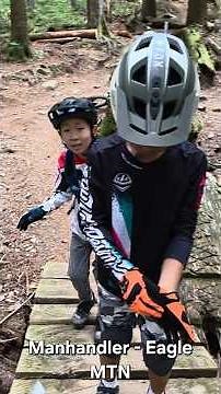 Manhandler Stump Roll - Eagle Mountain #mtb #eaglemountain #biking #mountainbiking