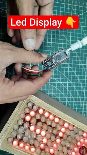 How to Make Pixel Led Display Board | led display board | #shorts, #shortsvideo, #ws2811