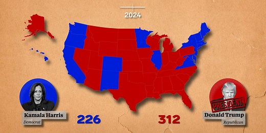 How the US voted in every election, from George Washington to Donald Trump