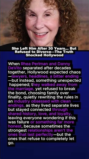 She Left Him After 30 Years… But Refused to Divorce—The Truth Shocked Hollywood 😳💔