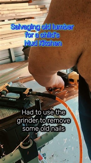 Diy Child's Mud Kitchen #shorts #woodworking