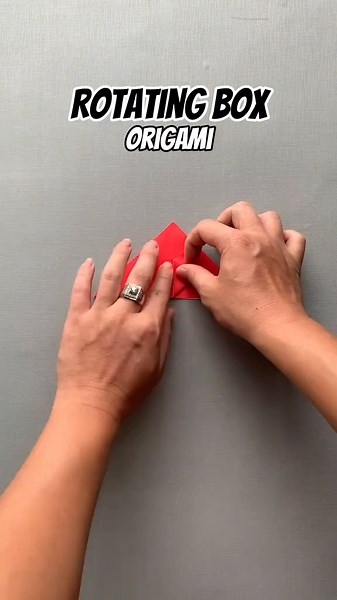 Easy Origami Rotating Box Craft Tutorial