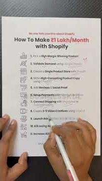 ₹1,00,000/Month Shopify Se Kaise Kamaye? Step-by-Step Blueprint 🔥