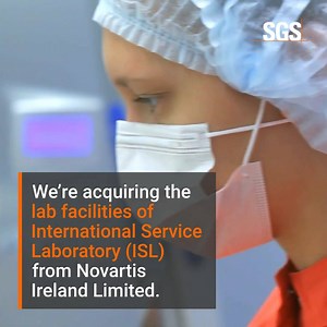 We’re acquiring the lab facilities of International Service Laboratory (ISL), which will align our global network more closely to the key #lifesciences TIC megatrend. https://bit.ly/35kr5q5 | SGS