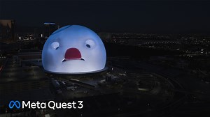 When Meta Quest 3 takes over Sphere, magic happens. Expand your world with our most powerful headset yet and unlock extraordinary possibilities with breakthrough mixed reality. Learn more: https://metaque.st/49wiIqT | Meta Quest