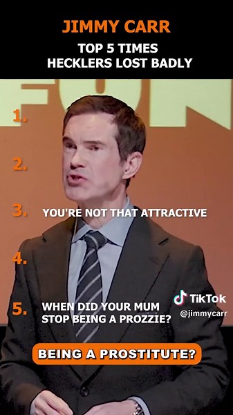 Jimmy Carr's Hilarious Comebacks to Hecklers
