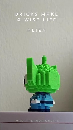 Alien (Toy Story) Nanoblock 360 Spin 3.0 | Bricks Make a Wise Life W2601-42 | 178 Pieces