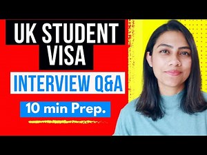 UK Student Visa Embassy Interview Questions | UK Visa Application Process 2023