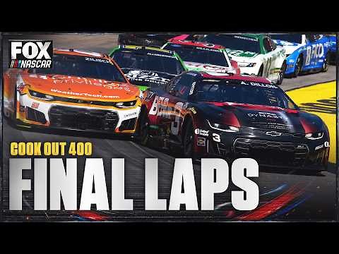 FINAL LAPS: Chase Elliott battles Denny Hamlin to win at Cook Out 400 🏁 NASCAR on FOX