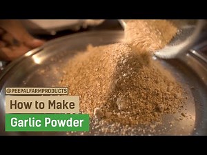 How To Make Garlic Powder at home | Homemade garlic powder
