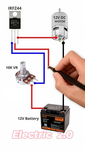 Control DC Motor Speed #electronics #diy | Electric 2.0