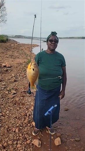 Caught A Shell Cracker