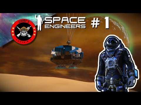 The Start of our Adventures in the Galaxy of SPACE ENGINEERS❗| Online Public Survival | Episode #1