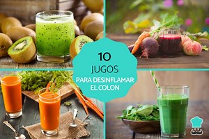 10 jugos para desinflamar el colon - Licuados saludables MUY EFECTIVOS