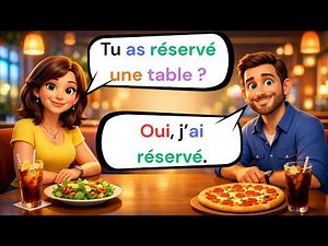 200 Dialogues A1 en Français | Au Restaurant 🍽️ | Conversation Française Débutant
