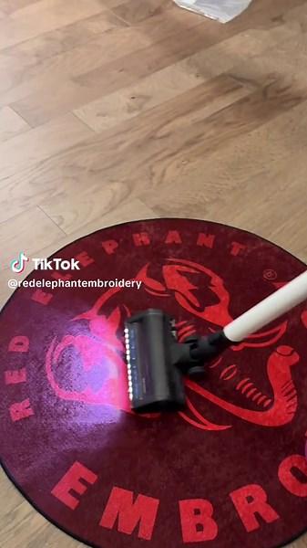 Embroidery Inspired by the Red Elephant