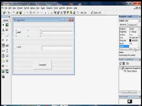 How To Make A Simple Login Form In Visual Basic 6.0