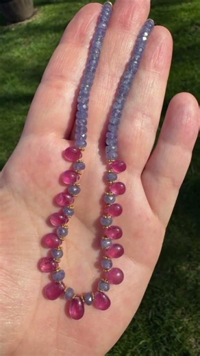 Exquisite 😍Tanzanite Necklace Designs – The Gemstone That Defines Luxury