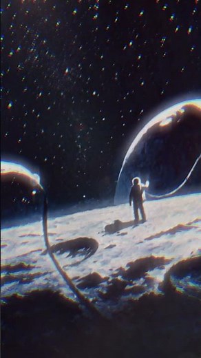 🌑 𝗧𝗵𝗲 𝗺𝗼𝗼𝗻 𝘄𝗲 𝗼𝗻𝗰𝗲 𝗶𝗺𝗮𝗴𝗶𝗻𝗲𝗱 👩‍🚀 #space #spacemusic #lofibeats #spacetravel #moon #spaceshorts