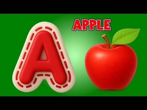 Fun Learning Apple 🍎🍏Song 🎵🌈- Kids And Toddlers Easy Learning