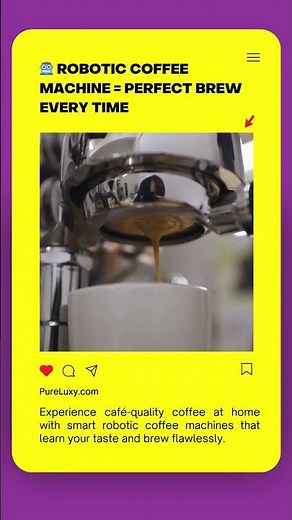 🤖 Robotic Coffee Machine = Perfect Brew Every Time