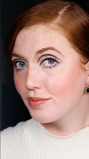 Twiggy’s iconic 1960s makeup! 60s vintage eyeliner tutorial #60s #makeuptutorial #makeup