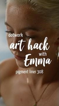Art hack time with Emma: Dotwork with STAEDTLER pigment liner - part of ARTIST SERIES