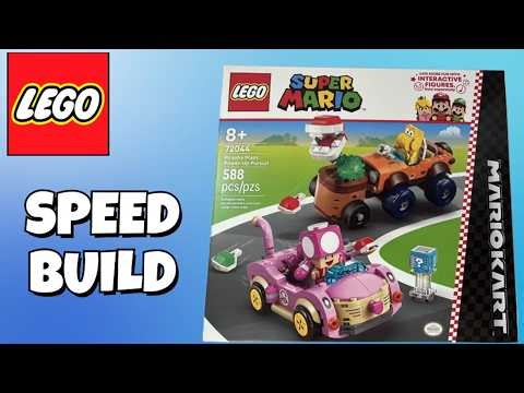 POWER UP! LEGO Super Mario- Mario Kart Piranha Plant Power-Up Pursuit