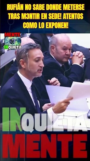 Rufián is at the headquarters and they show him the evidence! What the government is doing is not...