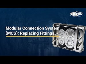 Modular Connection System (MCS): Replacing Fittings