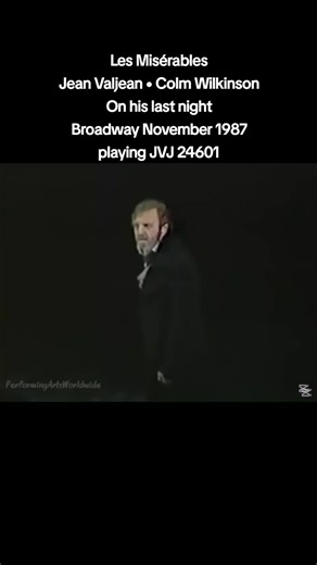 Jean Valjean • Colm Wilkinson • Last night Broadway November 1987 #lesmiserables #jeanvaljean #colmwilkinson #musicaltheatre #fyp
