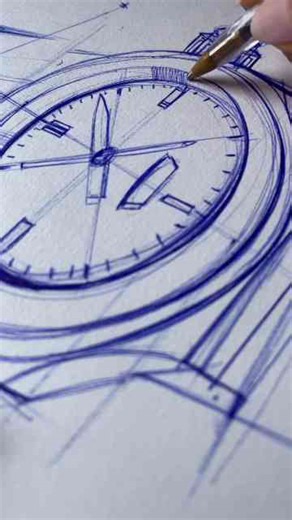 Discover precision and elegance through watch design sketches