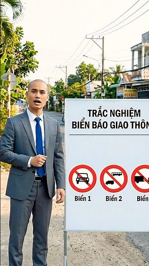 Câu 301 - Biển nào cấm các loại xe cơ giới đi vào, trừ xe máy hai bánh, xe gắn máy