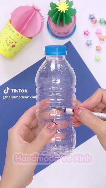 Sáng Tạo Decor Phòng Từ Chai Nhựa Tái Chế