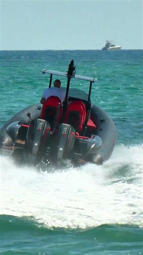 How fast can you go on a 900HP Rib?
