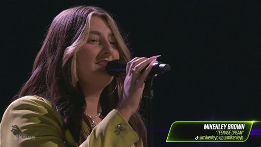 A 19-year-old central Indiana singer has a chance to become the next winner of "The Voice"