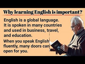 How to learning English faster |How To Improve Your speaking | why learning English is important?
