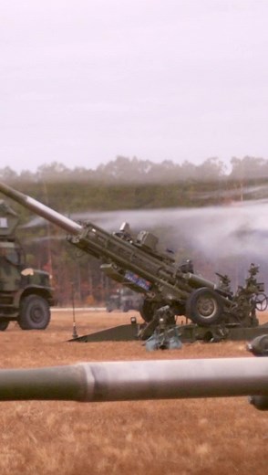 Artillery Support Marines with 10th Marines execute their Marine Corps Combat Readiness Evaluation with 3/2 on Camp Lejeune. U.S. Marine Corps video by Cpl. Noah Ralphs | 2d Marine Division