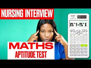 Nursing Interview Exams: MATHEMATICAL Questions and Answers // Aptitude Test 3