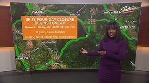 State Route 18 to be closed in both directions this weekend